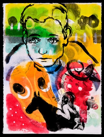 Threshold painting 17 by Layne Kleinart